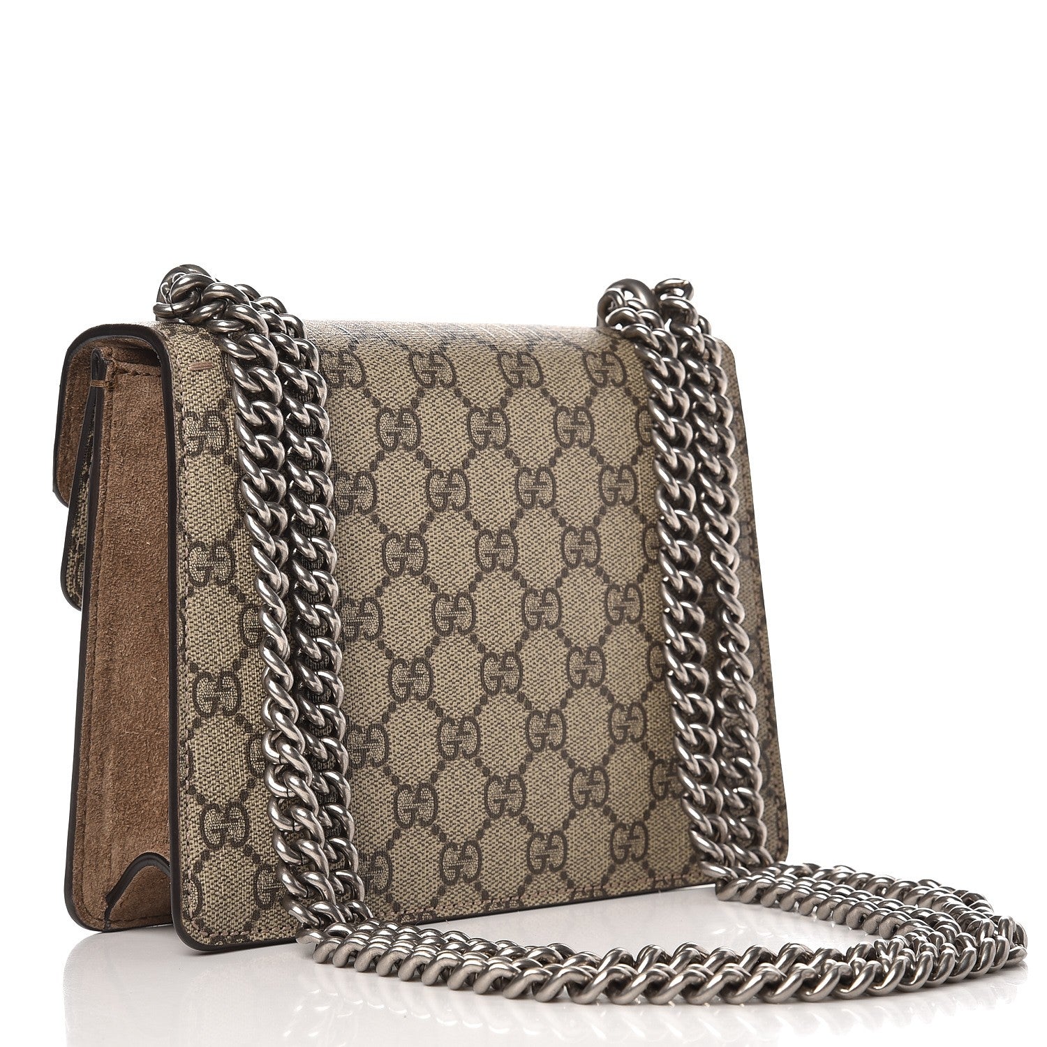 Gucci GG Supreme Monogram Mini Dionysus Shoulder Bag Taupe 4 of 8