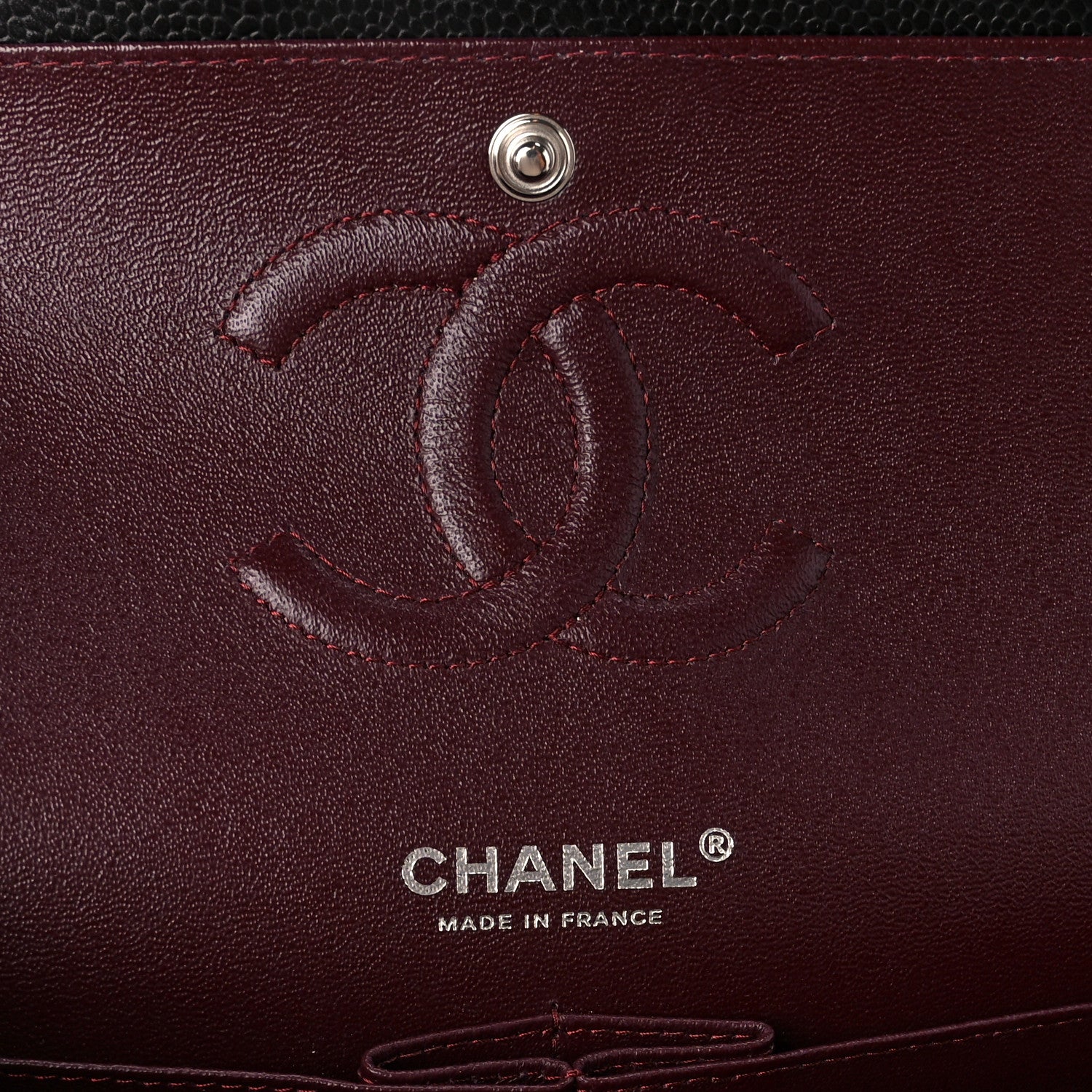 Chanel Caviar Quilted Medium Double Flap Black 6 of 11