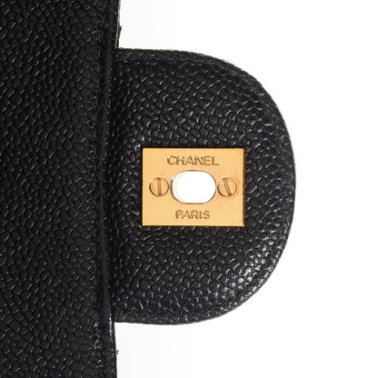 Chanel Caviar Jumbo Single Flap Black 9 of 9