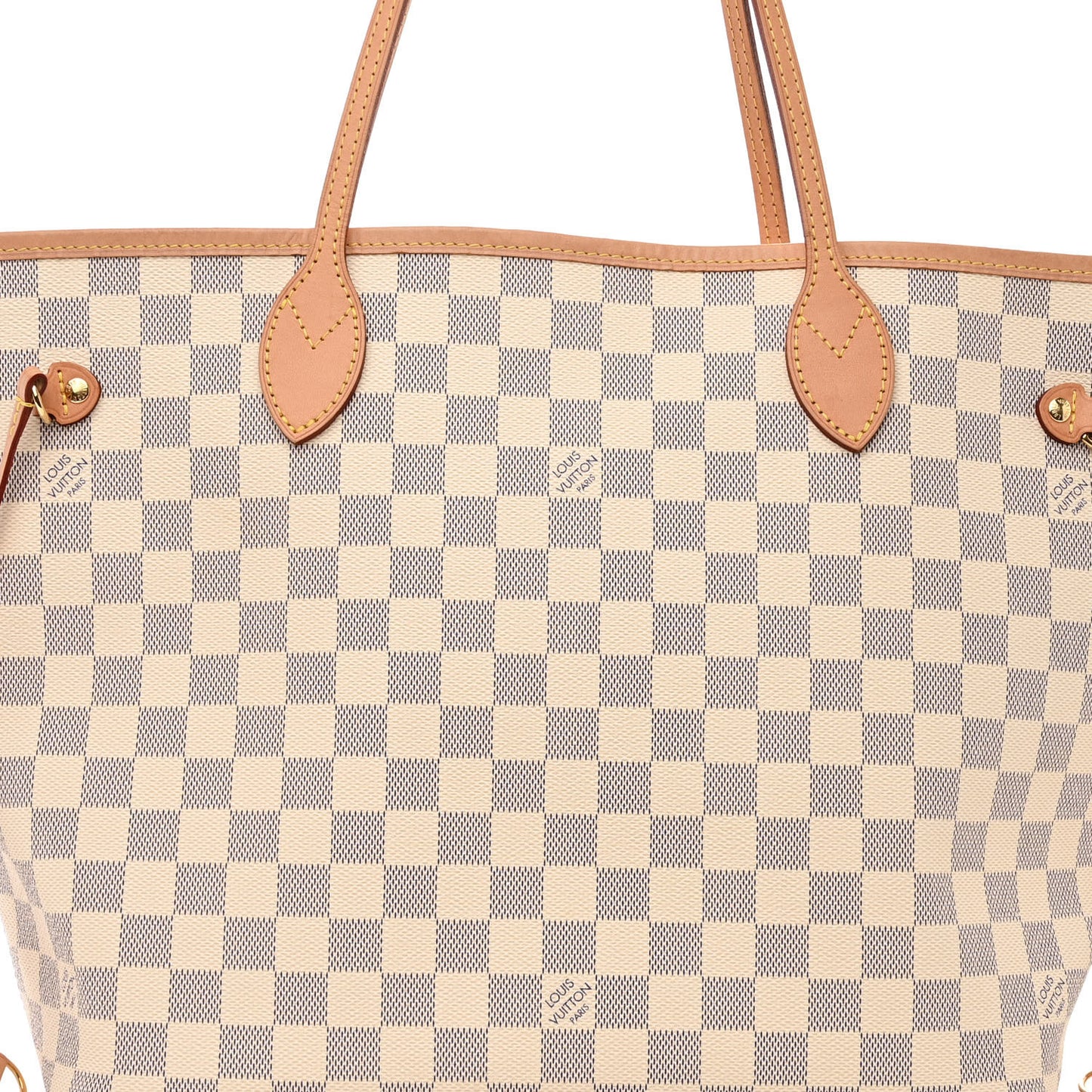 Damier Azur Neo Neverfull MM Rose Ballerine