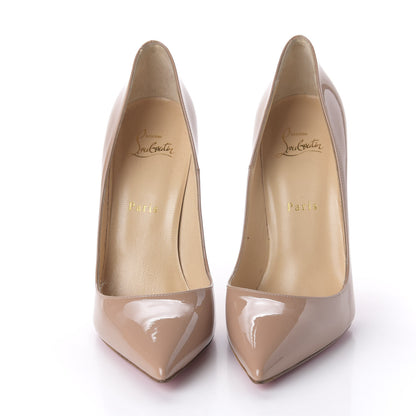 Christian Louboutin Patent So Kate 120 Pumps 40 Nude 2 of 9