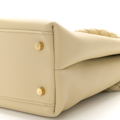 Bottega Veneta Silky Calfskin Medium Andiamo Shoulder Bag Light Butterscotch 10 of 10