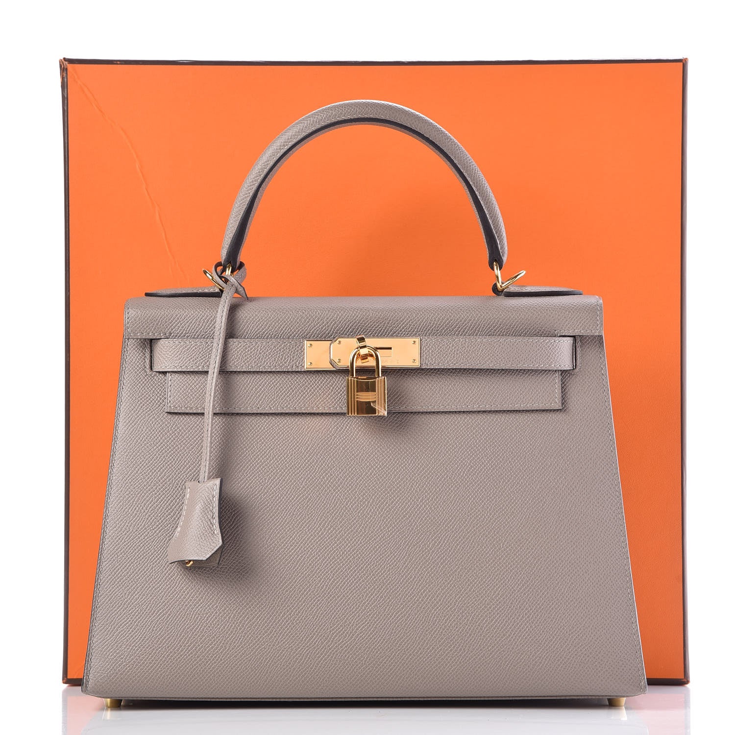 Hermes Epsom Kelly Sellier 28 Gris Asphalte 42 of 42