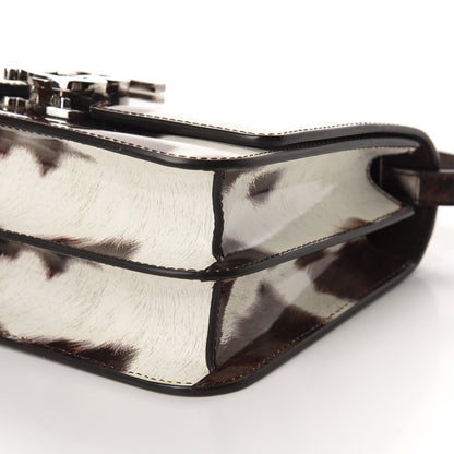 Burberry Patent Calfskin Cow Print Small TB Bag 6 of 9