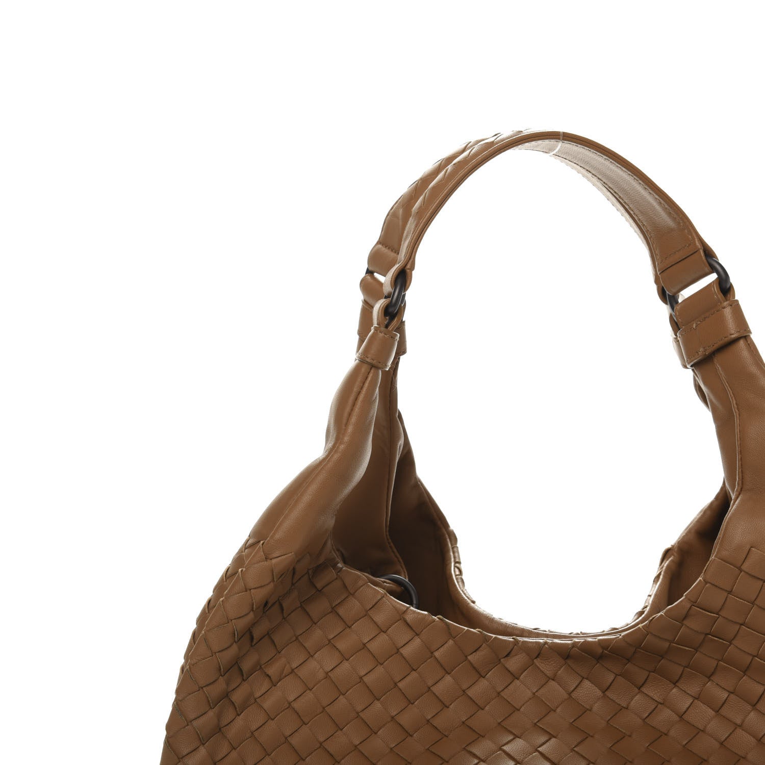 Bottega Veneta Nappa Intrecciato Medium Campana Hobo Noce 11 of 11