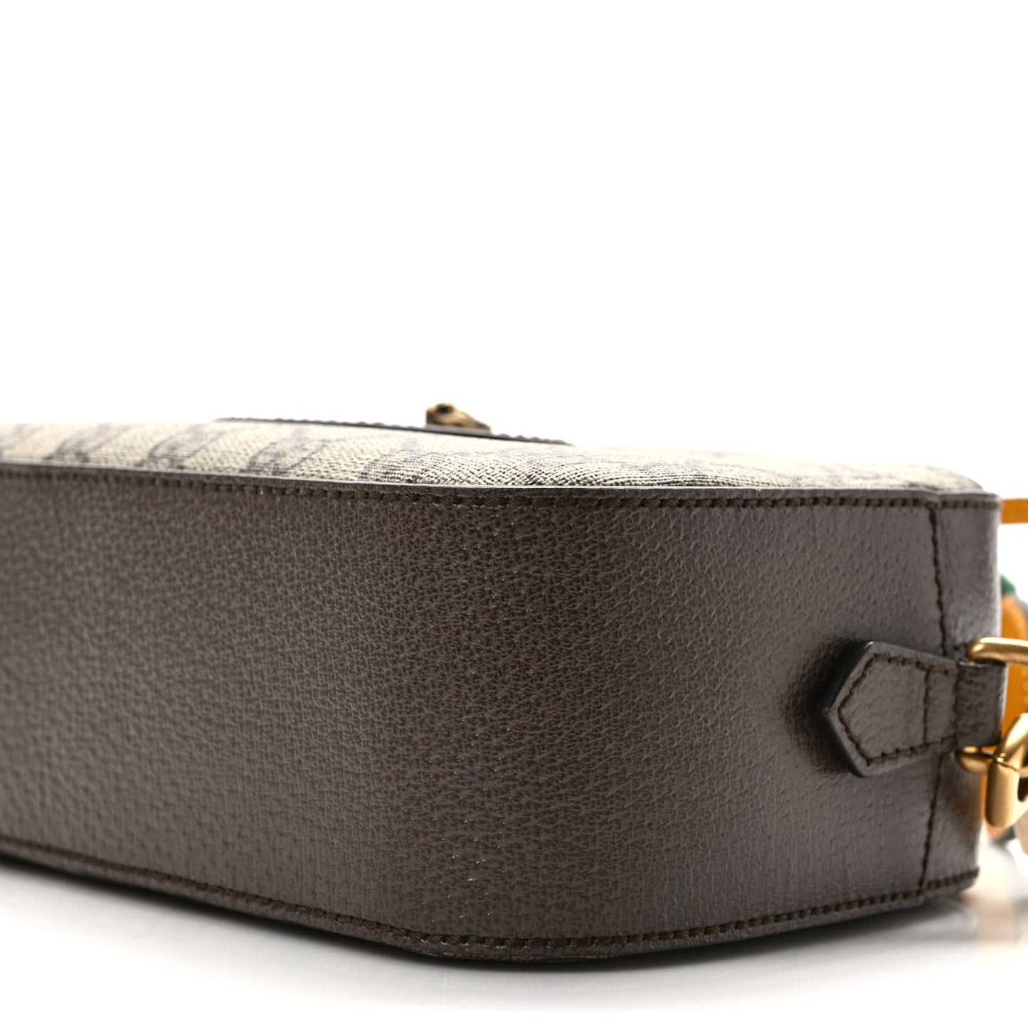 GG Supreme Monogram Web Neo Vintage Shoulder Bag Beige New Acero Crop