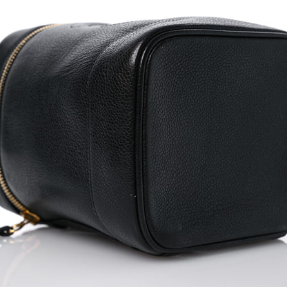 Chanel Caviar Cosmetic Vanity Bag Black 9 of 14