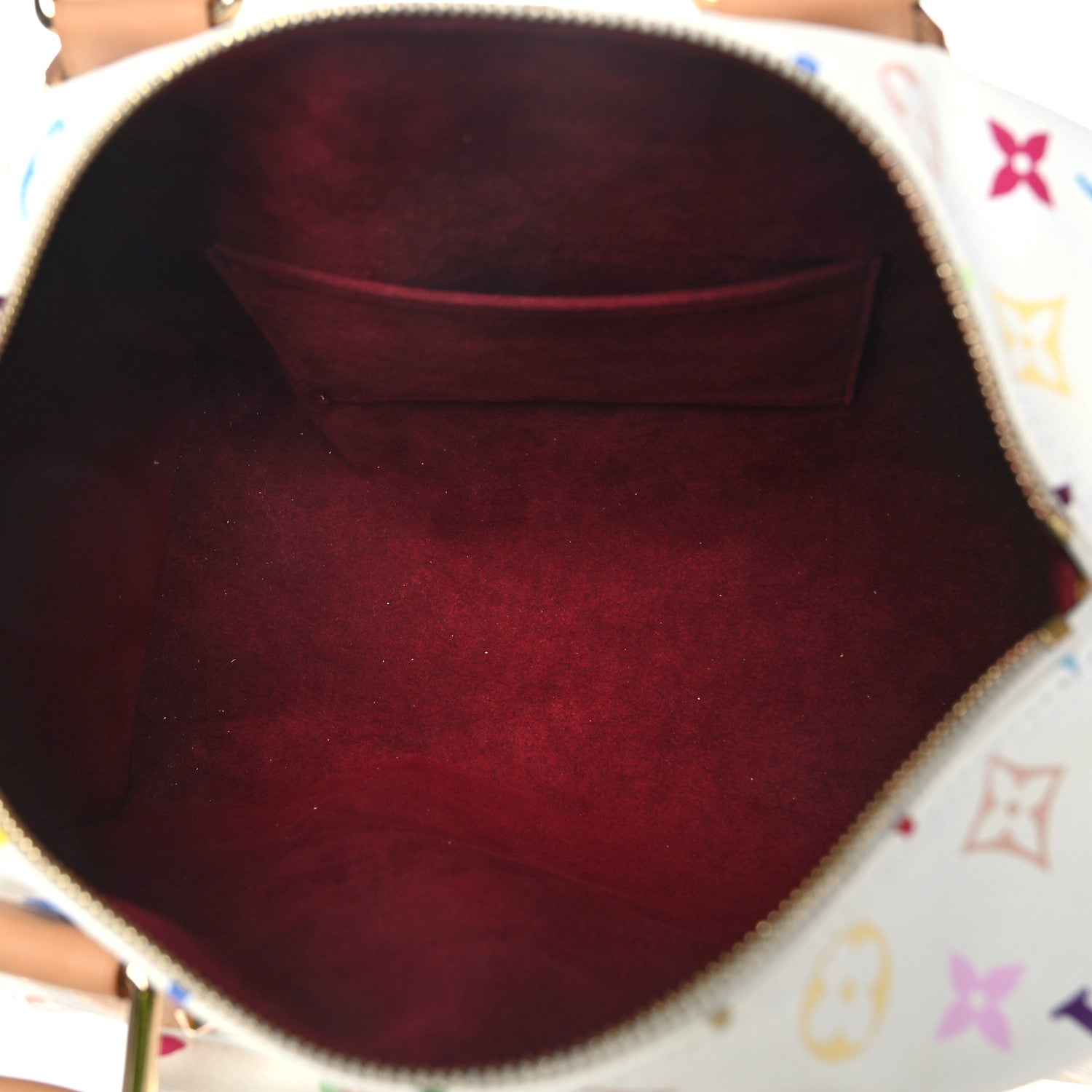 Louis Vuitton Monogram Multicolor Speedy 30 White 5 of 8