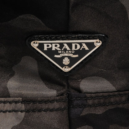 Prada Tessuto Nylon Camouflage Messenger Bag Fumo 5 of 9