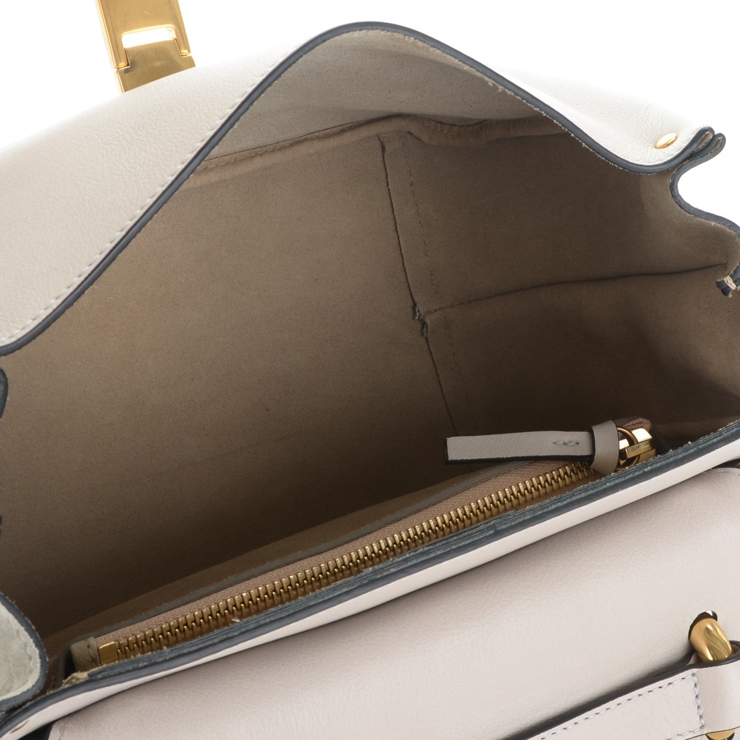 Chloe Smooth Calfskin Small Indy Shoulder Bag Motty Grey 5 of 7