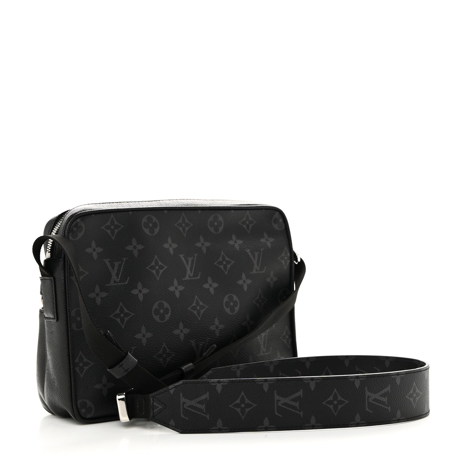 Louis Vuitton Taiga Monogram Eclipse Outdoor Messenger Black 3 of 9
