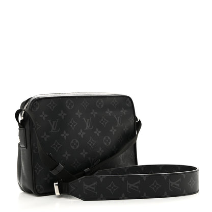 Louis Vuitton Taiga Monogram Eclipse Outdoor Messenger Black 3 of 9