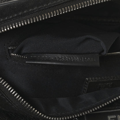 Fendi Neoprene FF Perforated Belt Bag Black 7 of 10
