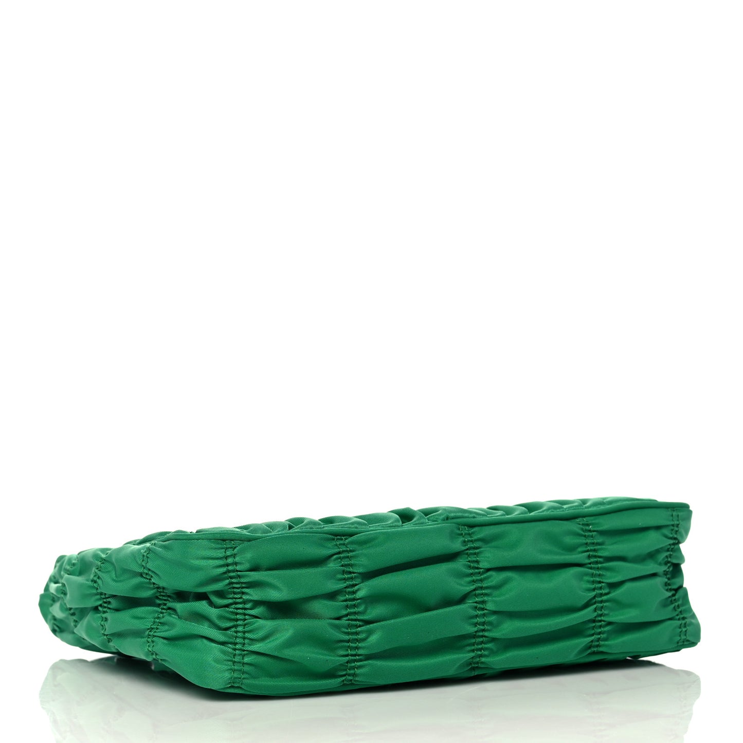 Tessuto Nylon Gaufre Shoulder Bag Menta