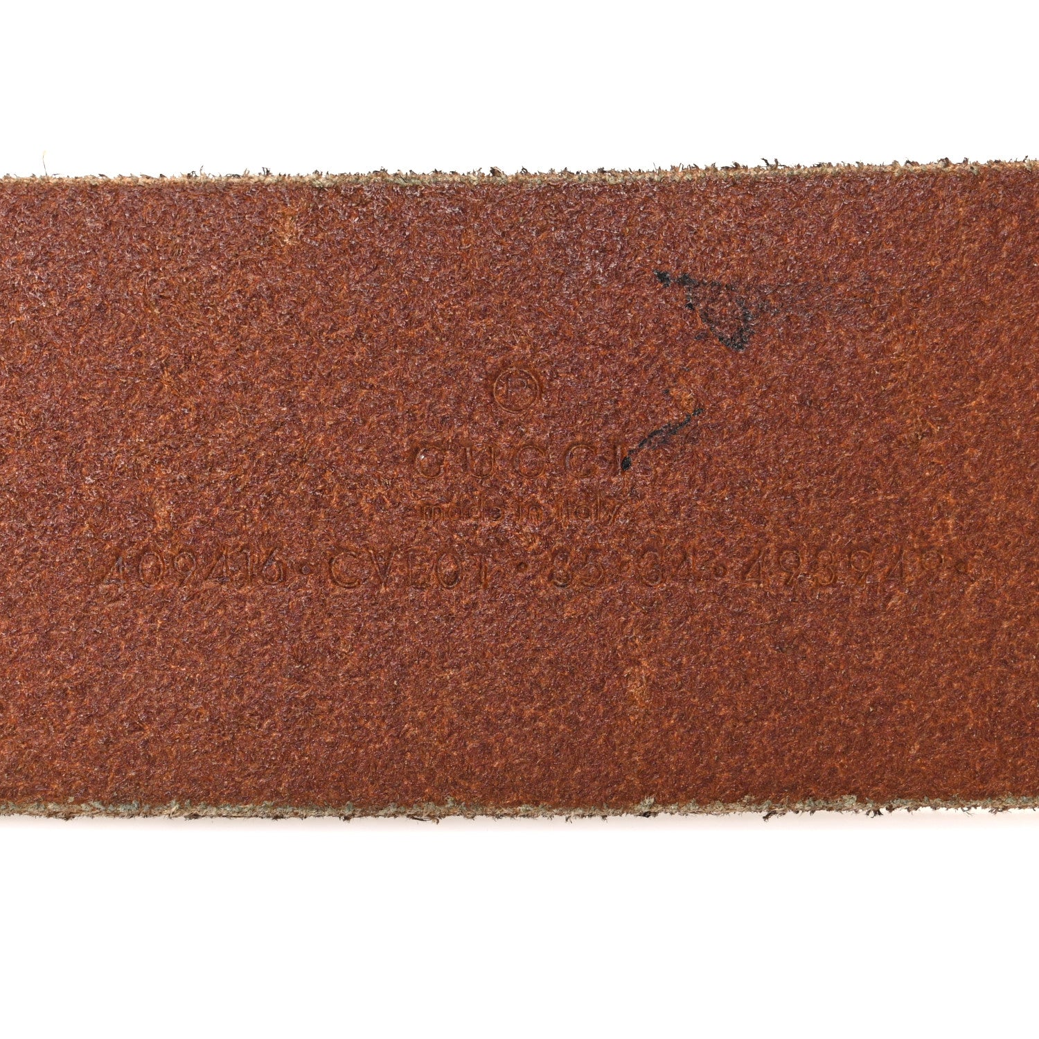 Gucci Faded Calfskin Double G 40mm Belt 85 34 Cuir 5 of 6