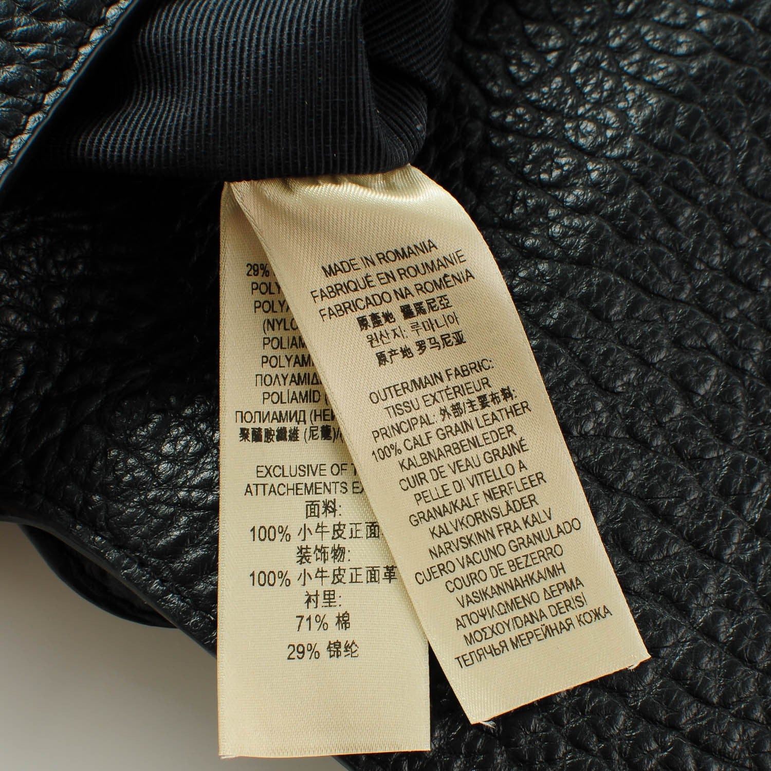 Burberry Heritage Grain Small Belmont Backpack Black 6 of 8