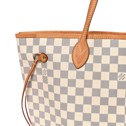 Louis Vuitton Damier Azur Neverfull MM 22 of 23