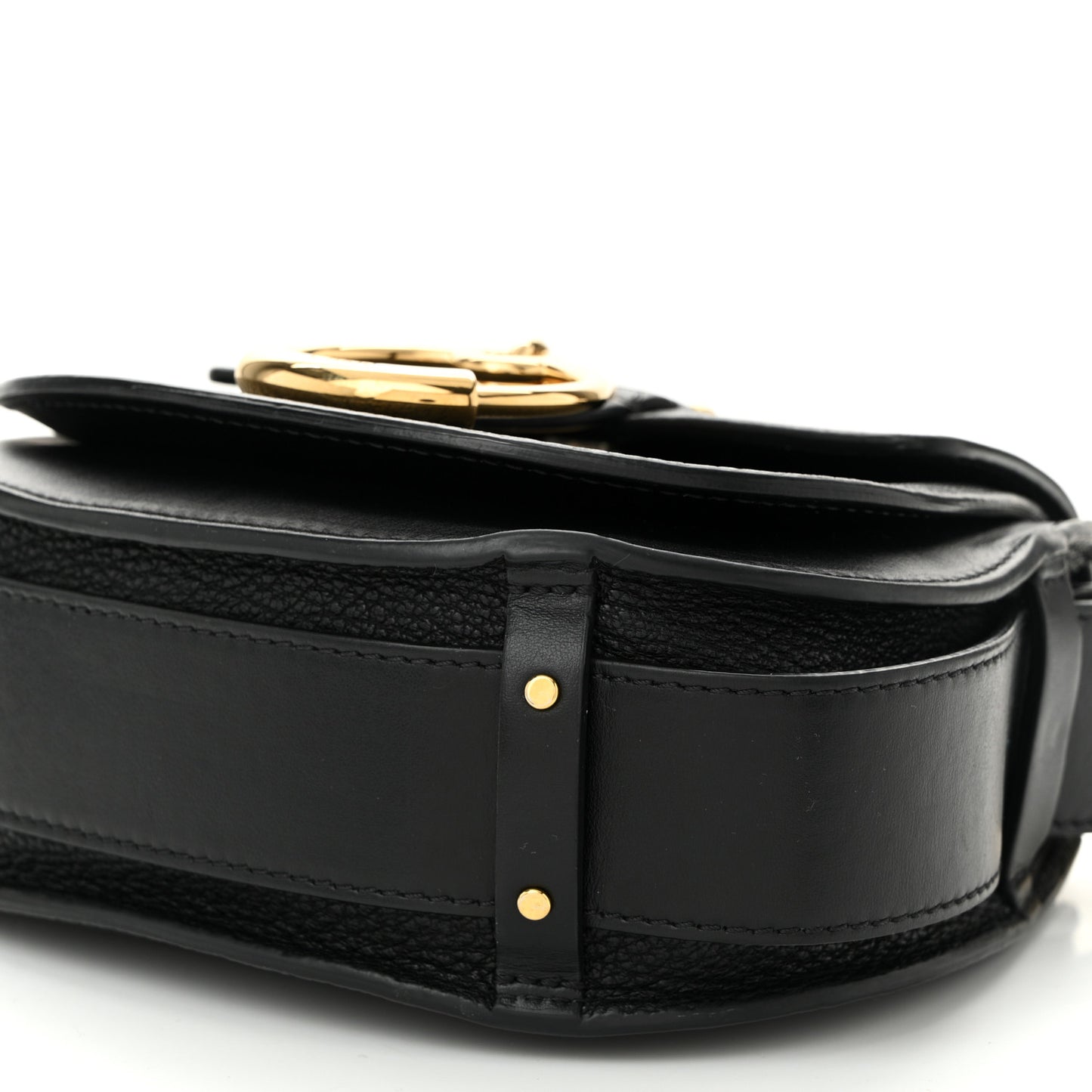 Grained Lambskin Small Tess Bag Black