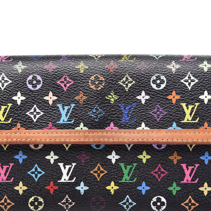 Louis Vuitton Monogram Multicolor Porte Tresor International Wallet Black 14 of 14