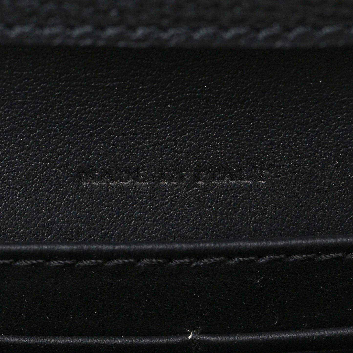 Derby Calfskin House Check Wallet On Chain Black