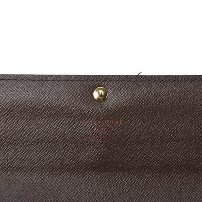 Louis Vuitton Damier Ebene Sarah Wallet 7 of 9