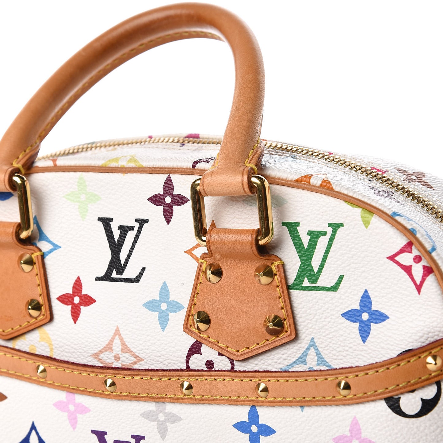 Monogram Multicolor Trouville White