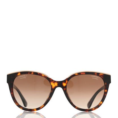 Chanel Acetate Polarized CC Butterfly Sunglasses 5414 Tortoise 4 of 18