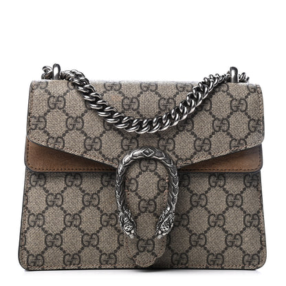 Gucci GG Supreme Monogram Mini Dionysus Shoulder Bag Taupe 1 of 4