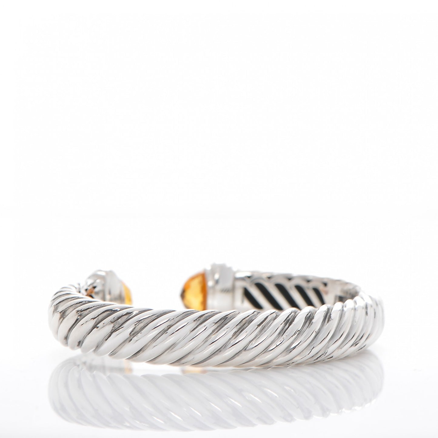Sterling Silver Citrine 10mm Waverly Bracelet