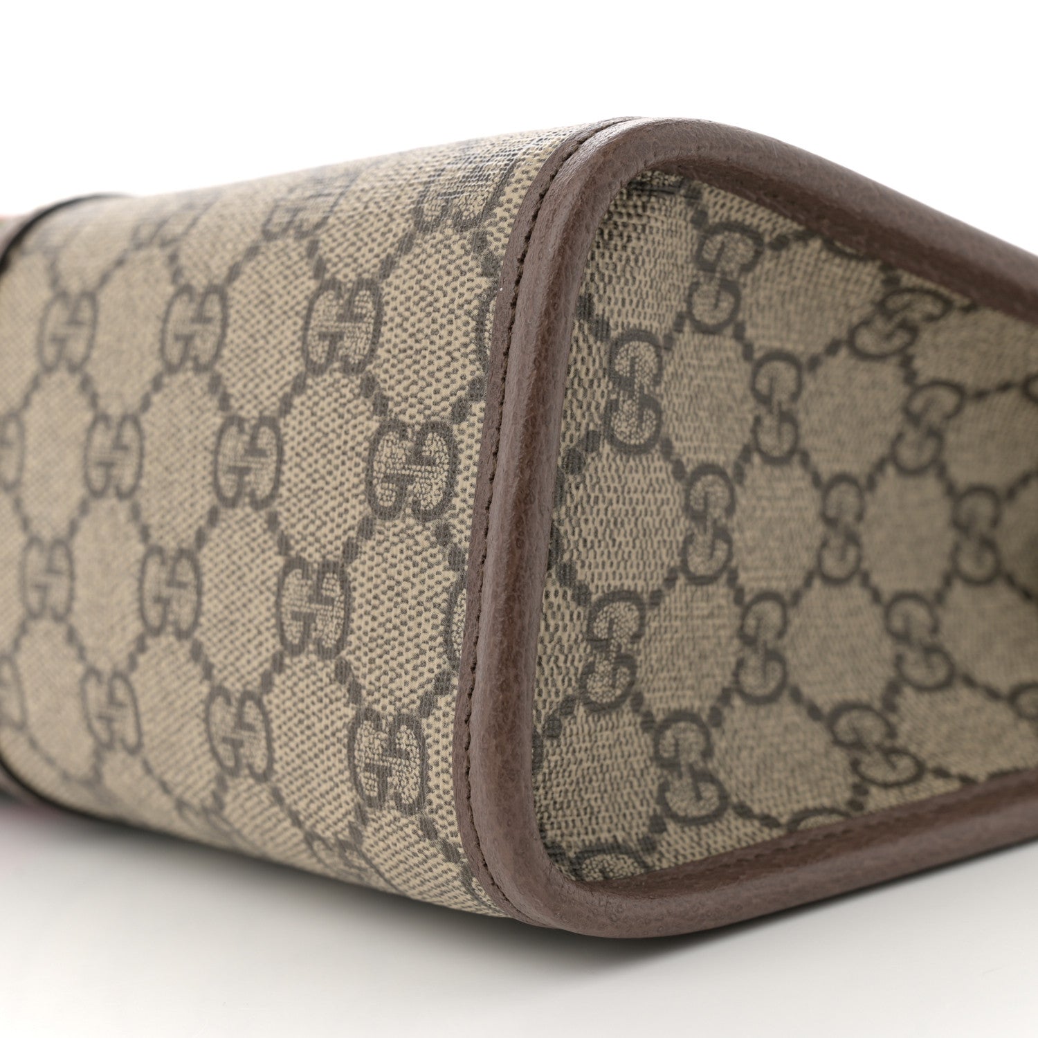 Gucci GG Supreme Monogram Web Ophidia GG Toiletry Case Beige New Acero 9 of 10