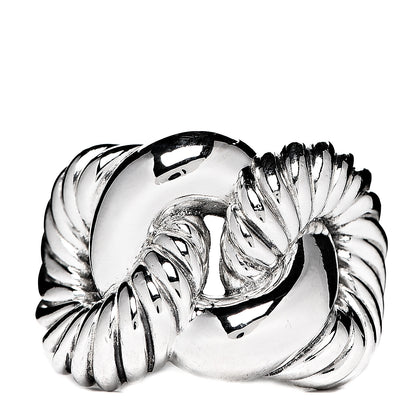 David Yurman Sterling Silver Woven Cable Ring 50 5.5 1 of 4