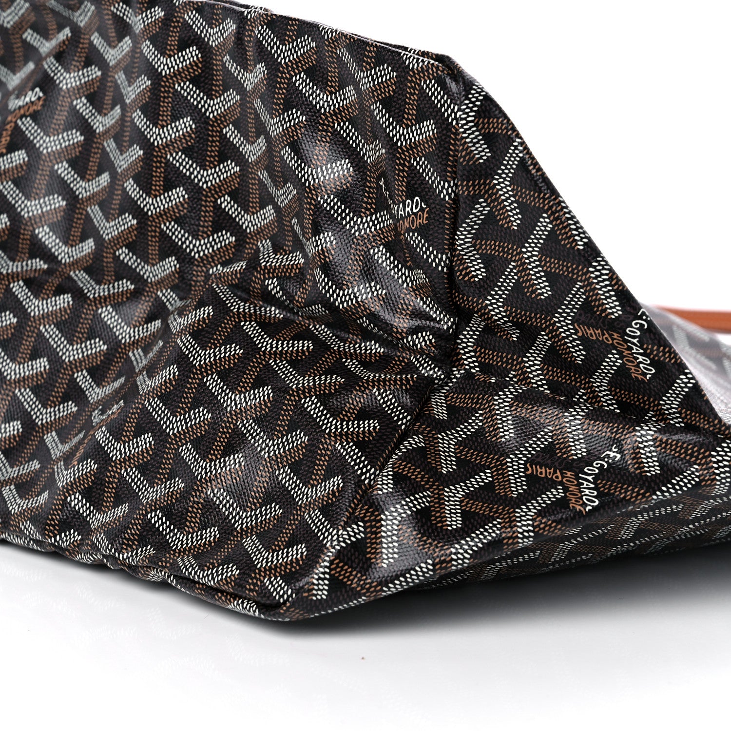 Goyard Goyardine Saint Louis GM Black Gold 10 of 10