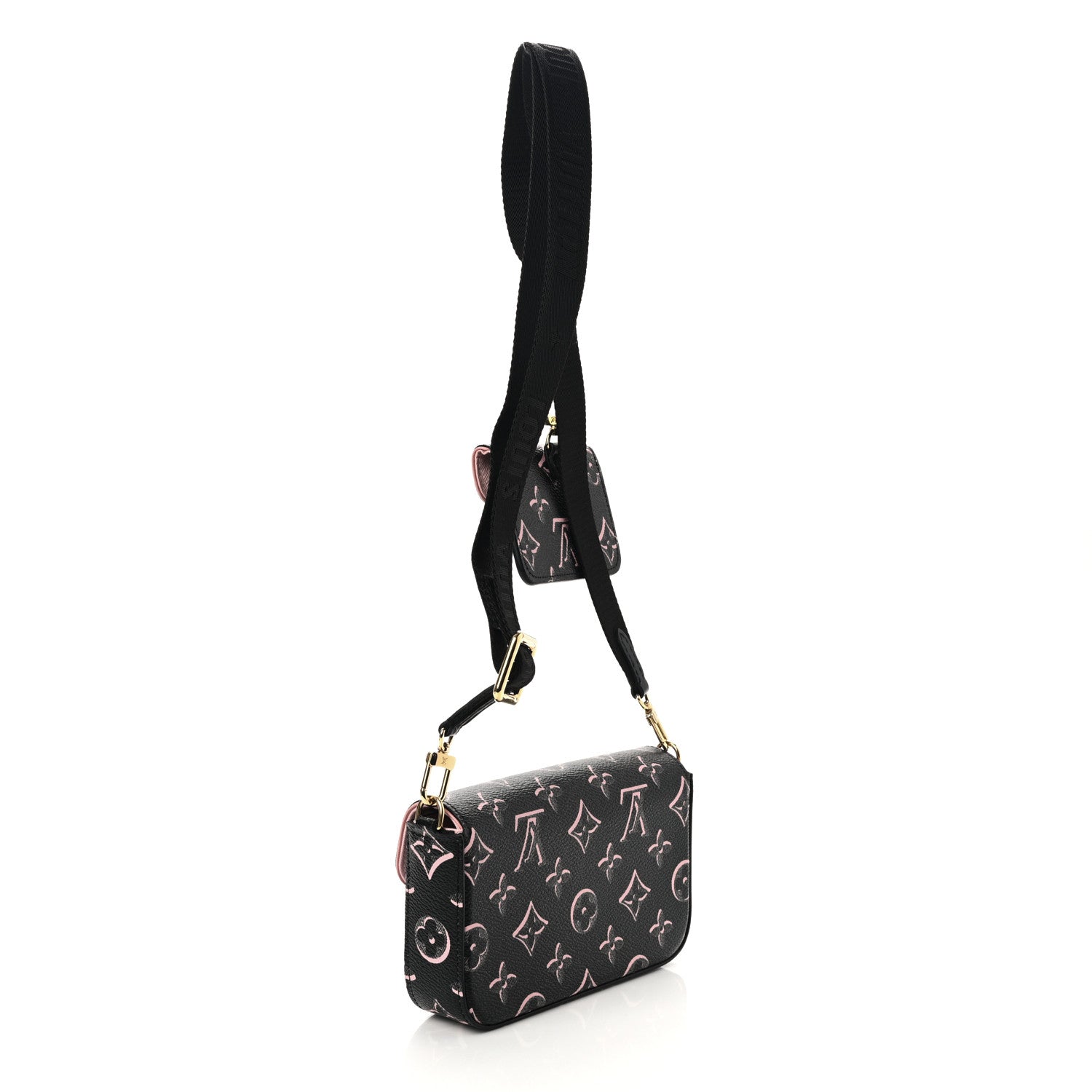 Louis Vuitton Monogram Fall For You Felicie Strap & Go Black 3 of 8