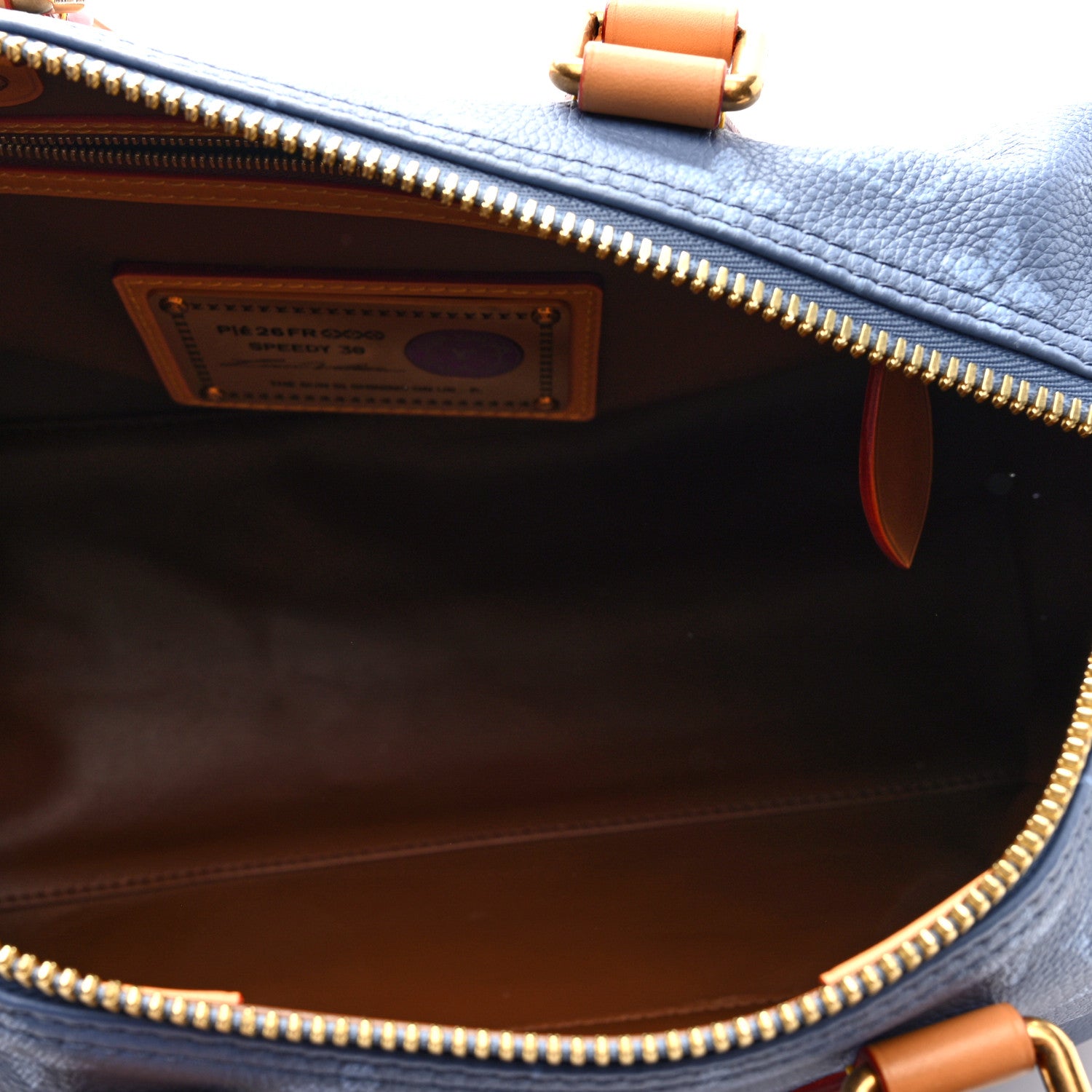 Louis Vuitton Calfskin Monogram Speedy P9 Bandouliere 30 Silk Blue 6 of 11