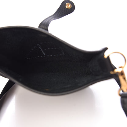 Hermes Taurillon Clemence Evelyne TPM Black 5 of 11