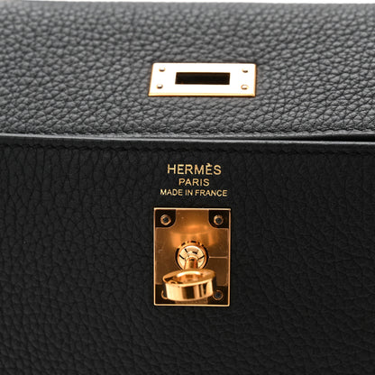 Hermes Togo Kelly Retourne 25 Black 6 of 11