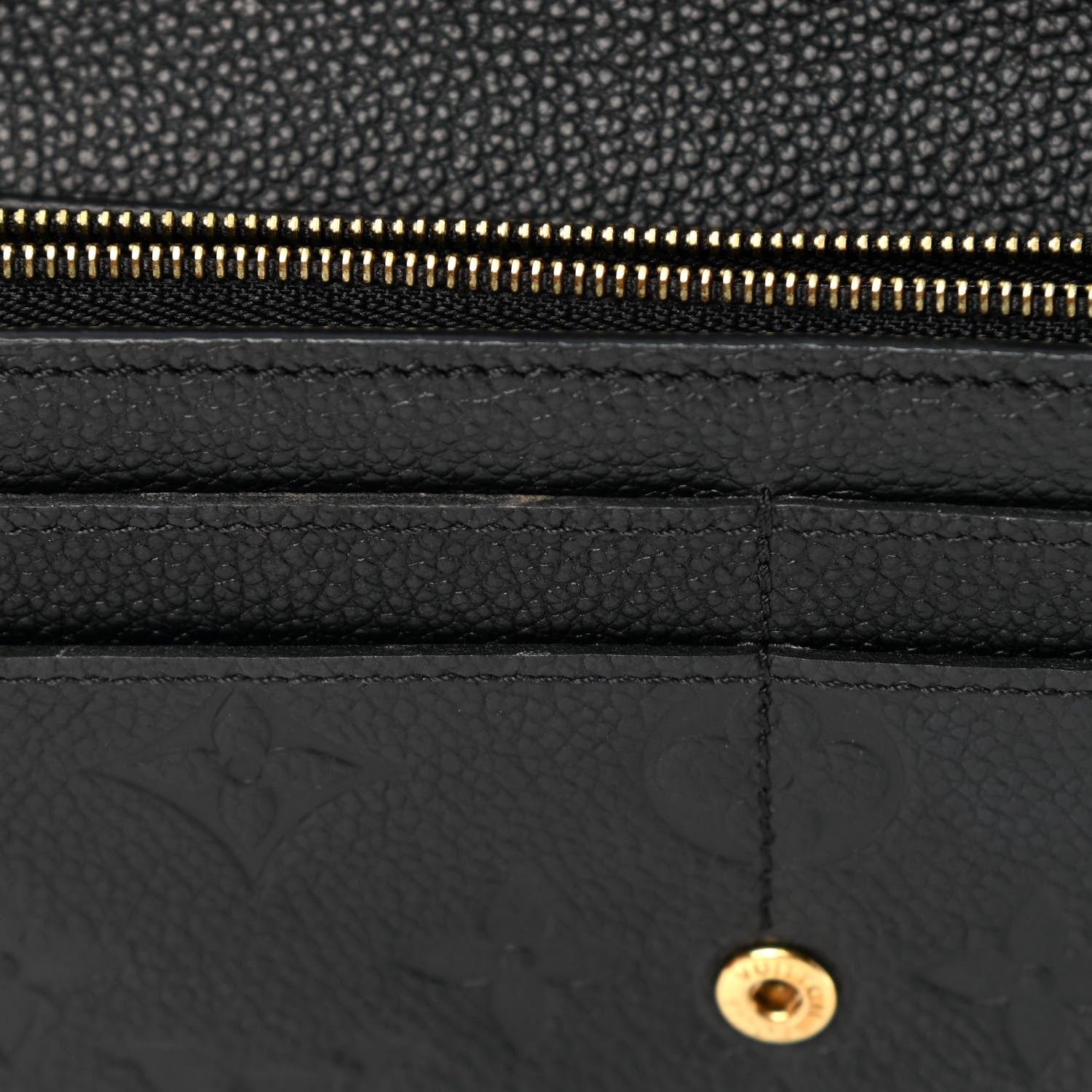 Louis Vuitton Empreinte Sarah Wallet NM Black 10 of 11