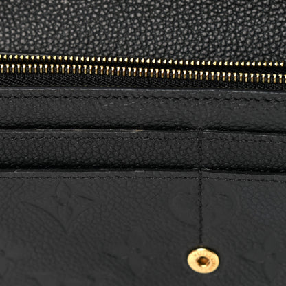 Louis Vuitton Empreinte Sarah Wallet NM Black 10 of 11