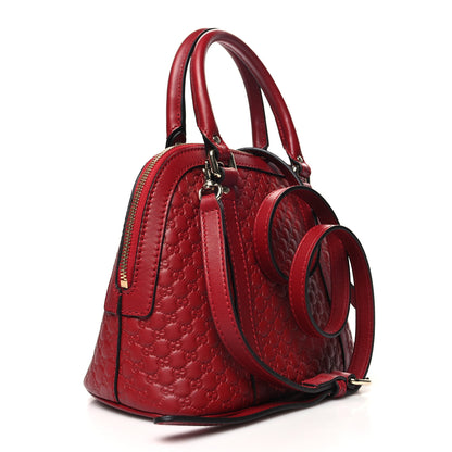 Gucci Soft Microguccissima Mini Dome Bag Rosso 3 of 11