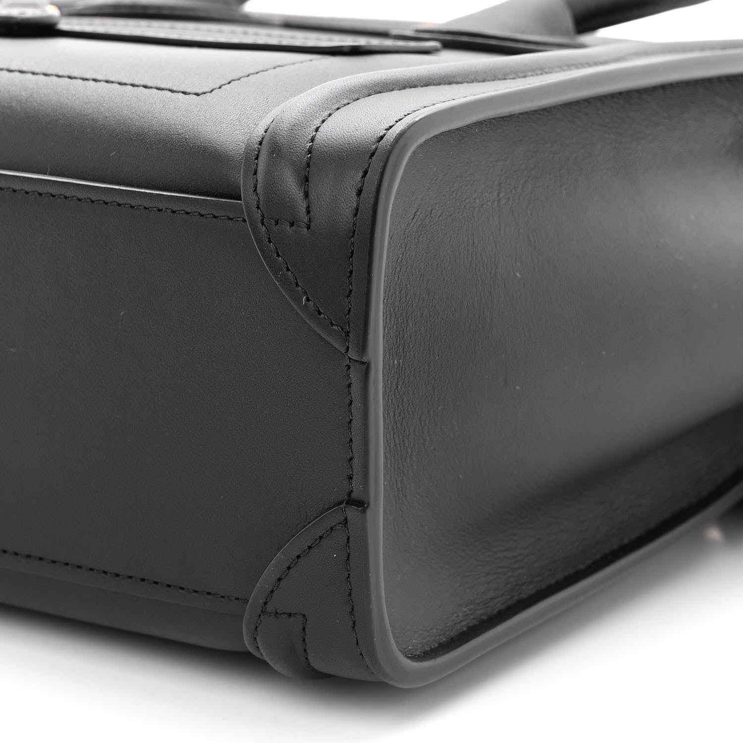 Celine Smooth Calfskin Nano Luggage Black 10 of 10