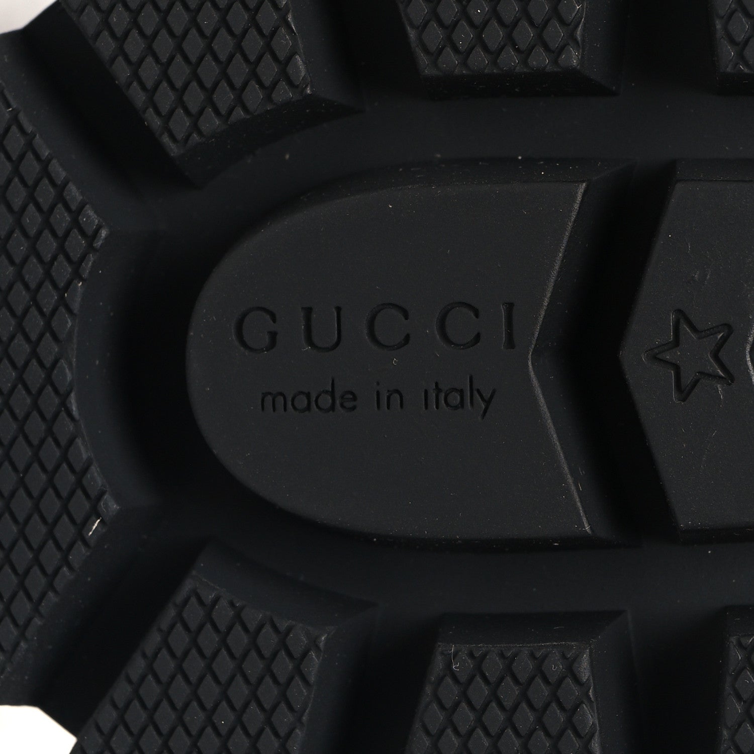 Gucci Apollo Calfskin GG Supreme Nappa Samoa Quilted Lace Up Ankle Boots 41 Black 7 of 9