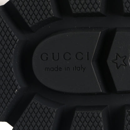 Gucci Apollo Calfskin GG Supreme Nappa Samoa Quilted Lace Up Ankle Boots 41 Black 7 of 9
