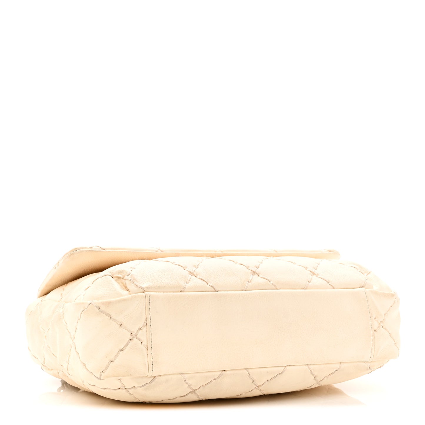 Calfskin Ultimate Stitch Flap White