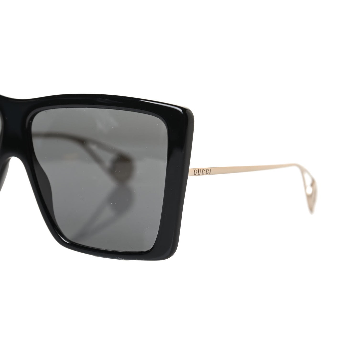 Acetate Oversize Square Frame GG0434S Sunglasses Black