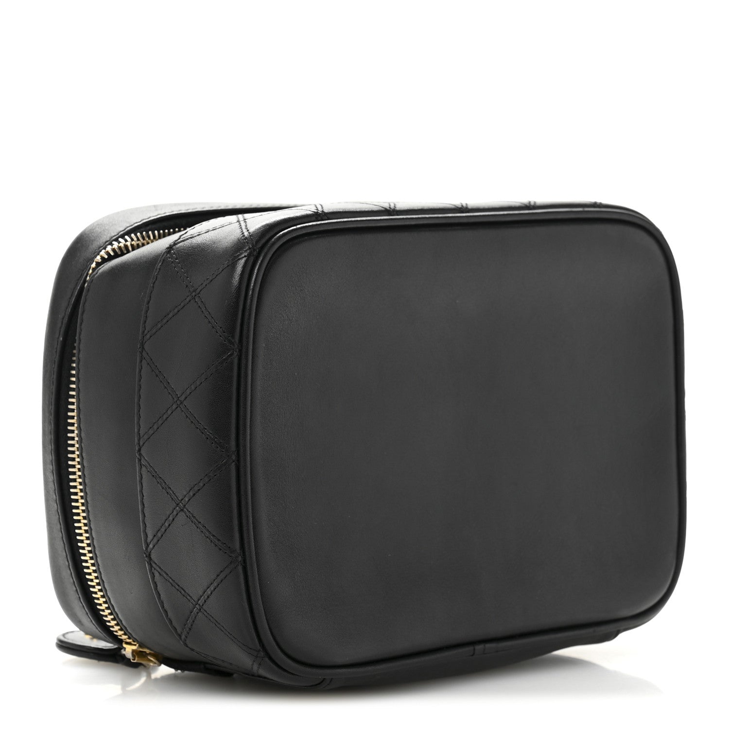 Chanel Lambskin Vanity Cosmetic Case Black 4 of 13