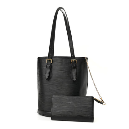 Louis Vuitton Epi Petit Bucket 23 Black 1 of 9