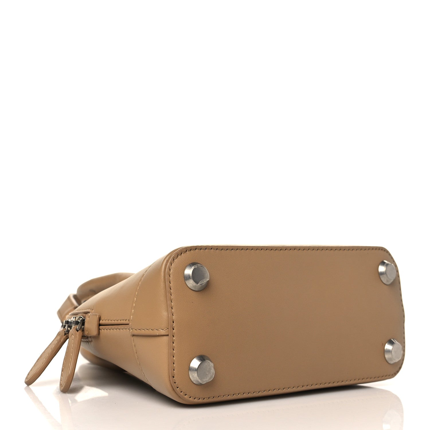Balenciaga Calfskin Happy Sad XXS Ville Top Handle Bag Light Brown 4 of 9