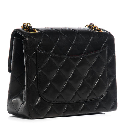 Chanel Lambskin Quilted Mini Square Flap Black 3 of 8