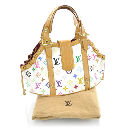 Louis Vuitton Monogram Multicolor Theda GM White 3 of 9