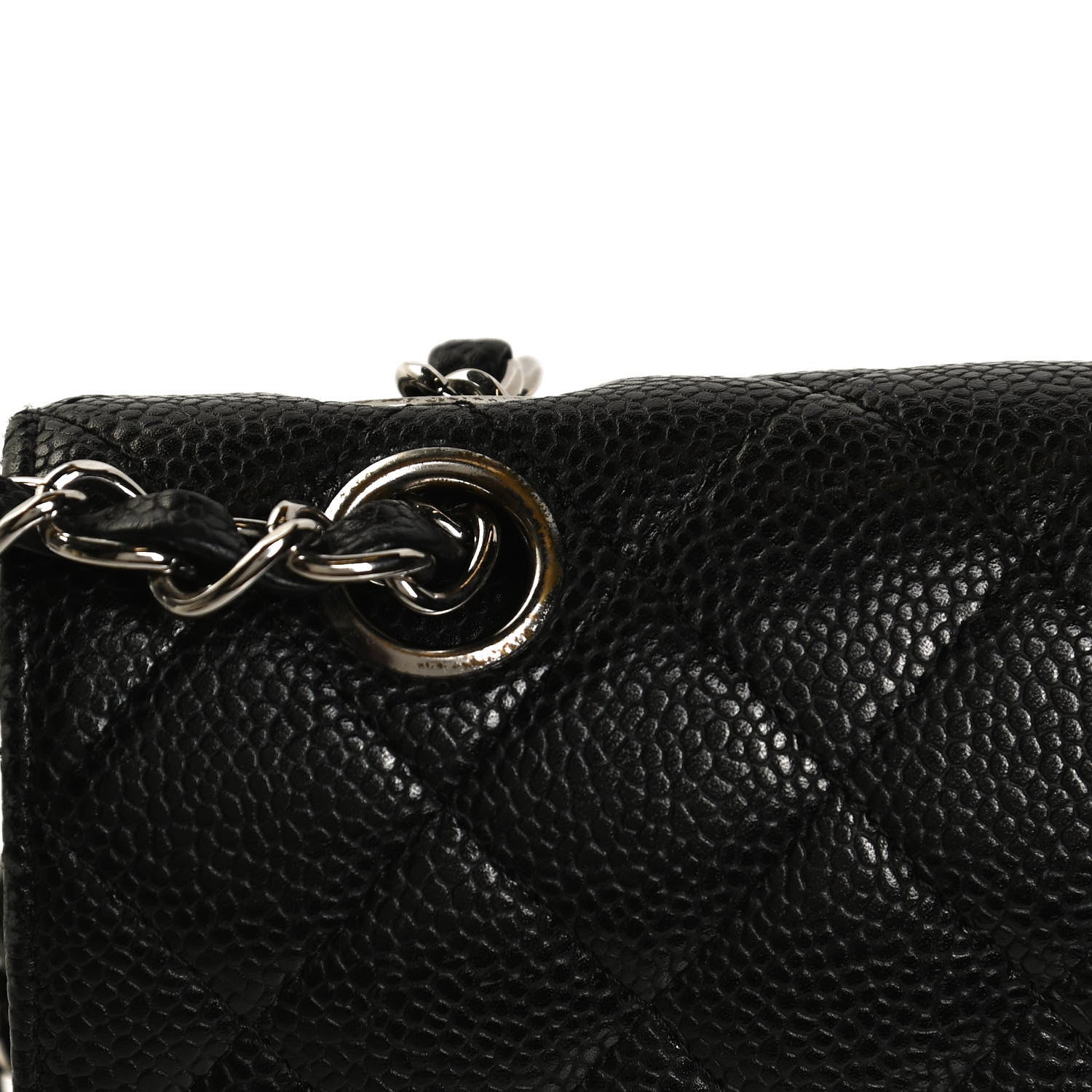 Chanel Caviar Quilted Small Double Flap Black 13 of 14